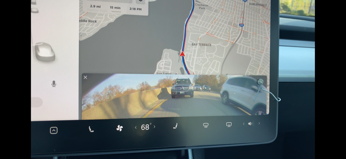 Tesla Model 3 Hack: View the rear view camera while driving (and still ...